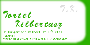 tortel kilbertusz business card